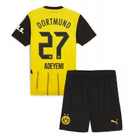 Borussia Dortmund Karim Adeyemi #27 Domáci Detský futbalový dres 2024-25 Krátky Rukáv (+ trenírky)